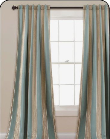Julia Stripe Curtains for a Light, Airy Feel