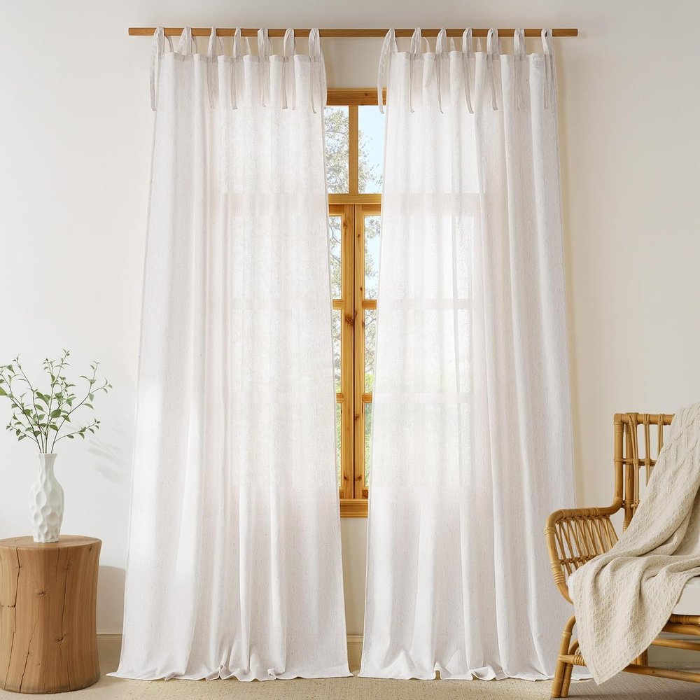 Thick Linen Curtains