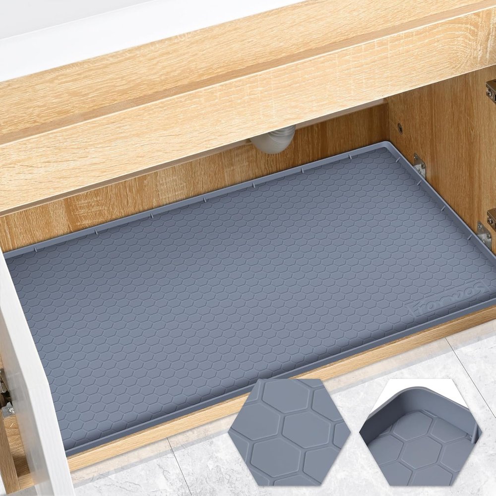 Silicone Under-Sink Mat for Cabinet Protection